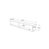 Mueble de TV de Pared Moderno Roble