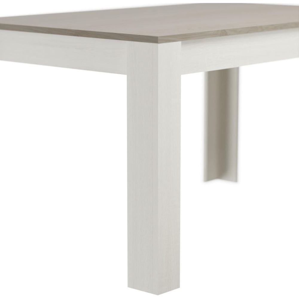 Mesa de Comedor, Mesa de Salón Fija, Color Andersen Pino Gris, Medidas: 140 cm (Largo) x 80 cm (Ancho) x 75 cm (Alto)