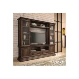 Composition of Mozart pakoworld TV in walnut color 200x40x170,5cm