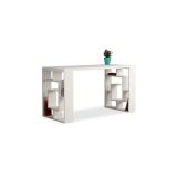 Mesa de Trabajo Blanco, 140x60x75cm - Espaciosa y Versátil